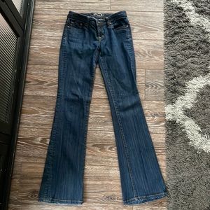 Seven low rise flare jeans